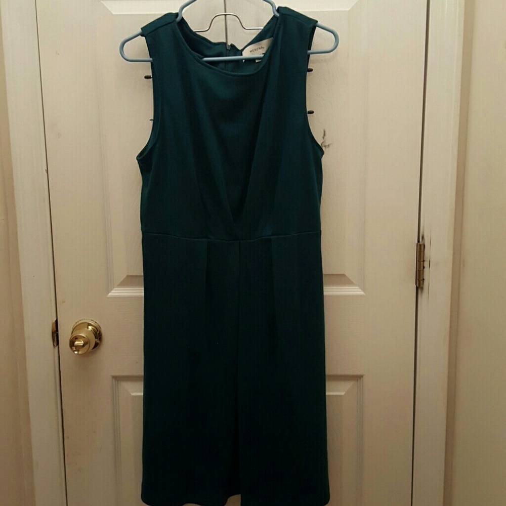 Dark teal dress